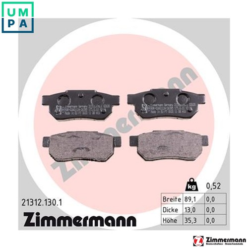 Brake pad set disc - pad,