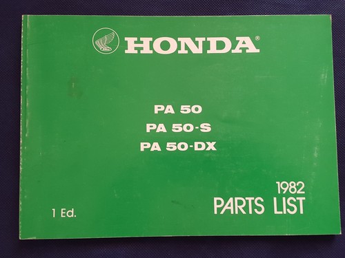 Spare parts list honda - pa, 50