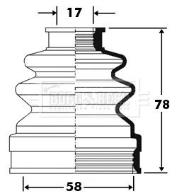Borg beck bcb2382 rear - &,