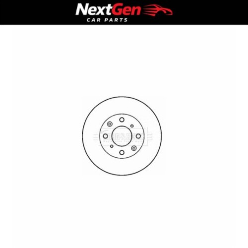 Front brake discs borg - discs,