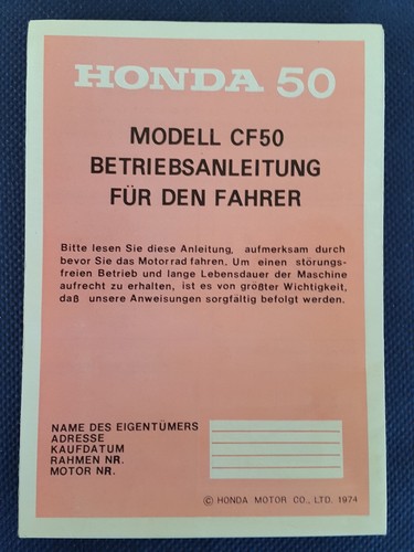 Owner manual operating - owner's,