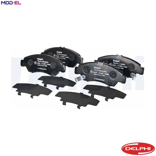 Brake pad set - set, disc