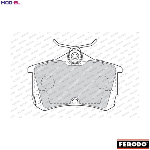 Brake pad set disc - pad,