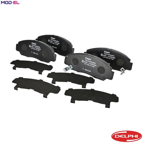 Brake pad set disc - brake,